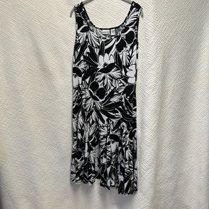 Chicos summer dress shirred waist xl size 3